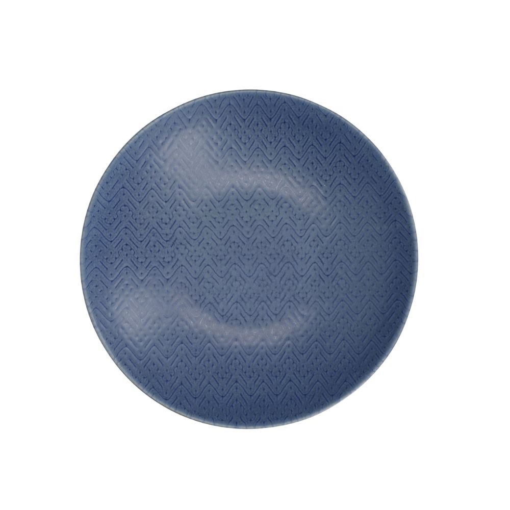 Pastakom, Set van 4 Stuks, 22 x 5 cm, Blauw en Crème Reliëf - KitchenCraft