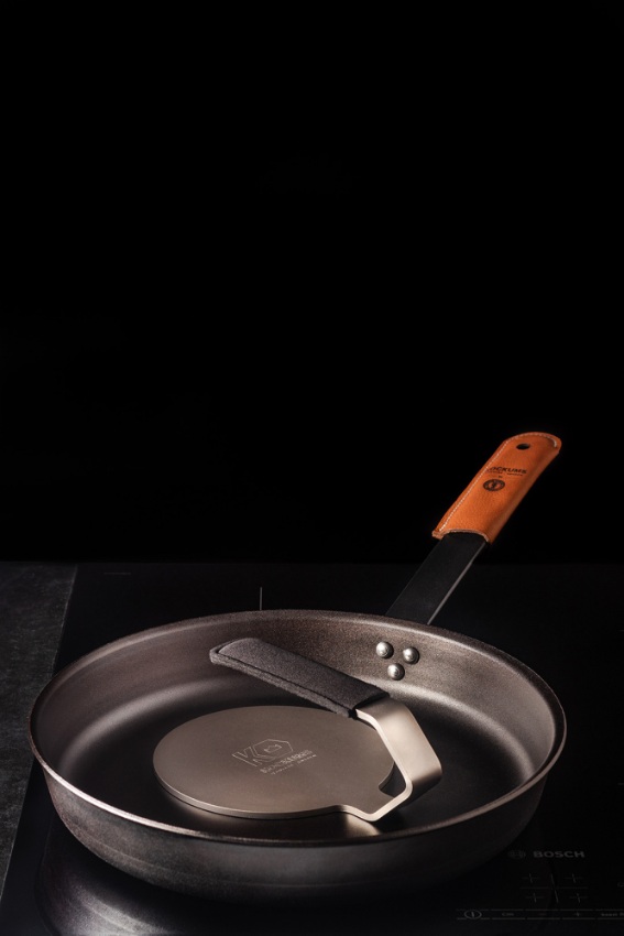 Braad -en Grillpers met Neopreen Hoes, Hamburgerpers - Kockums