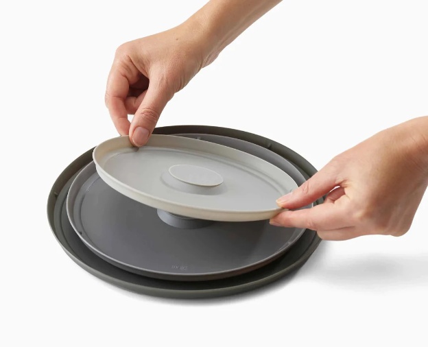 Prep&Store Schalenset met Deksels, Set van 4 Stuks, RVS - Joseph Joseph | Nest