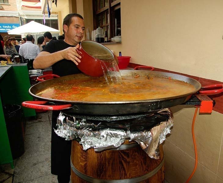 Paella pan, Plaatstaal, 34cm - Garcima | Valenciana