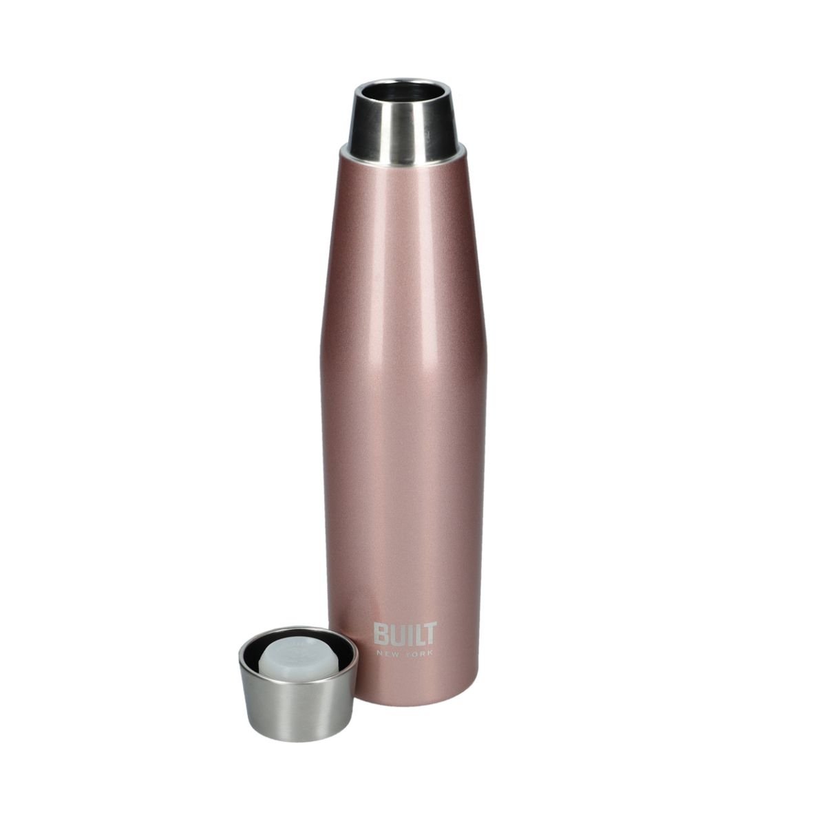 Dubbelwandige Thermosfles, 0.54 Liter, Rose/Gold - BUILT New York | Perfect Seal