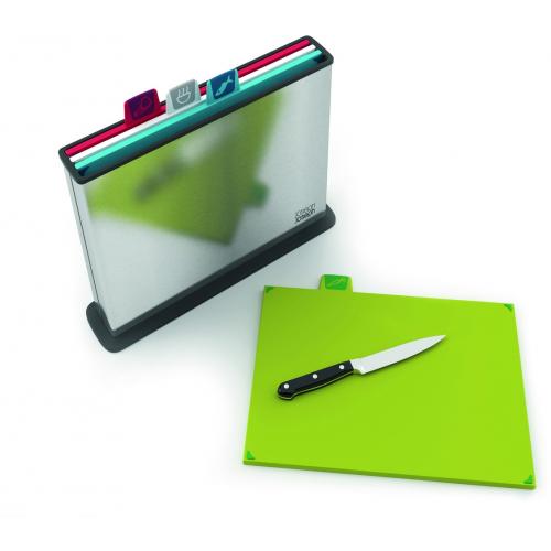 Set van 4 Snijplanken Index Steel - Joseph Joseph