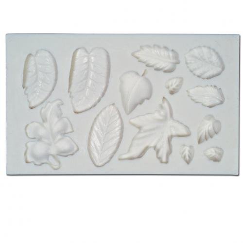 Dekoflex Siliconen mal - bladeren / blaadjes assortiment - Städter