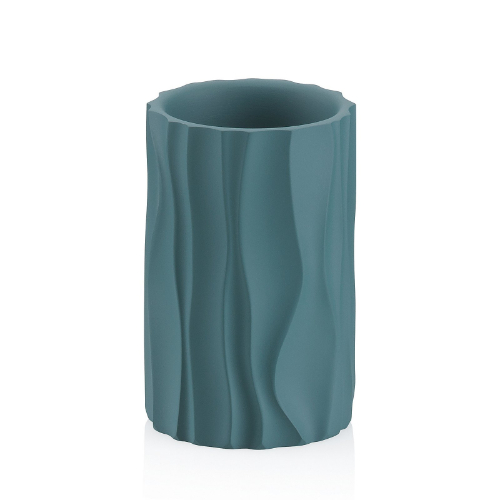 Badkamer Drinkbeker, Polyresin, Teal Blauw - Kela | Merida