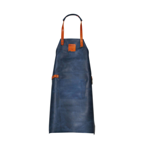 Mr. Smith Keukenschort Blauw Pocket