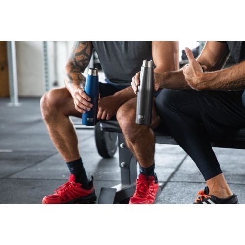 Dubbelwandige Thermosfles, 0.54 Liter, Blauw - BUILT New York | Perfect Seal