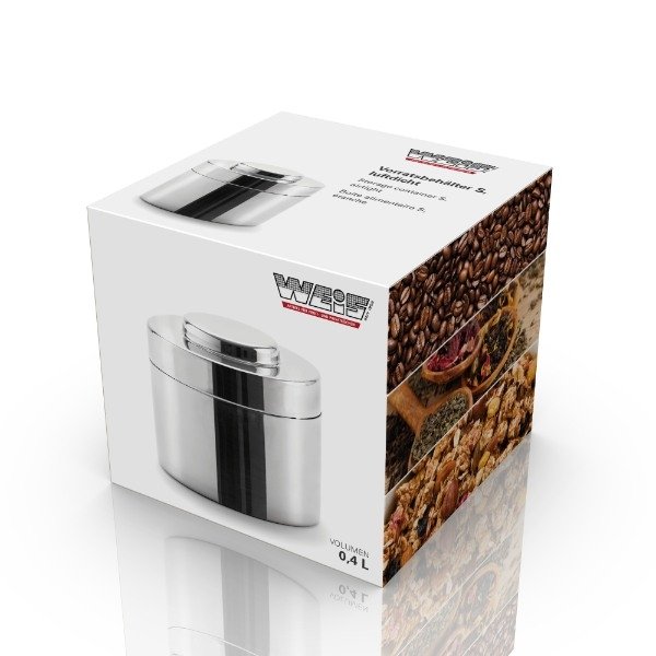 Voorraadpot, Stapelbaar, 400 ml – Weis