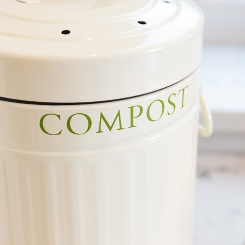 KitchenCraft Metal Worktop Compost Bin