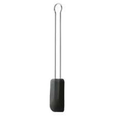 Pannenlikker - Siliconen. 20 cm - Zwart - Rösle