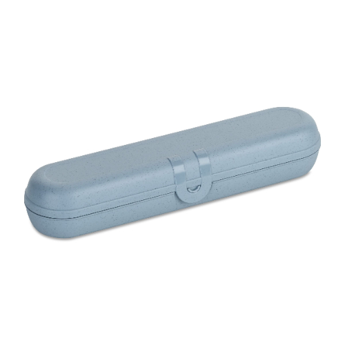 Etui voor Reisbestek, Natuur Bloemen Blauw, Organic Bio-Circular - Koziol | Klikk
