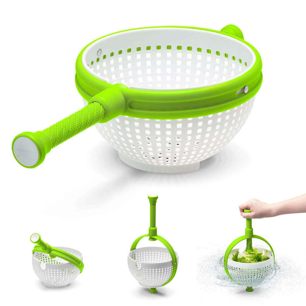Vergiet Spina, Slacentrifuge - 22cm - Groen - Inklapbaar | Dreamfarm