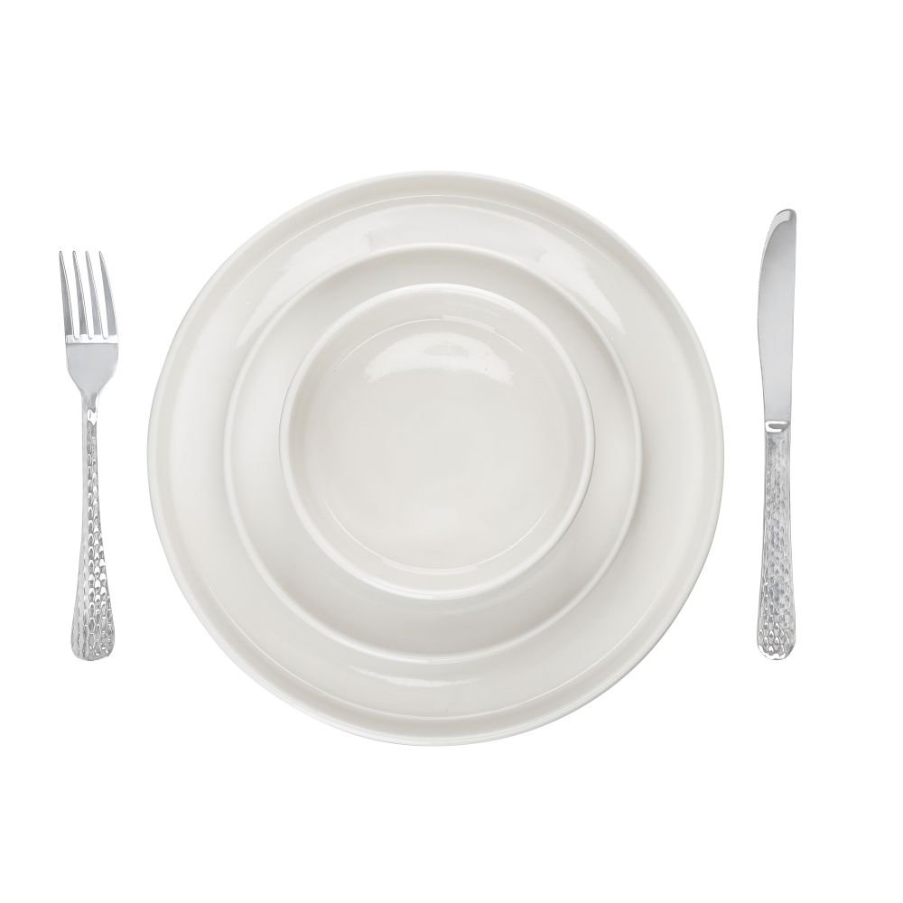 Servies Set, 12 Delig, Porselein, Wit - Mikasa | Camberlie