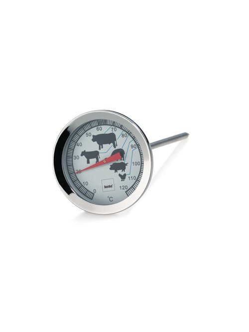 Vleesthermometer - 18/10 Staal - tot 120 °C- Kela | Punkto
