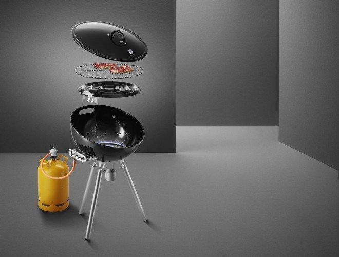 FireGlobe Barbecue Gas - Ø 68.4 cm - Zwart - Eva Solo