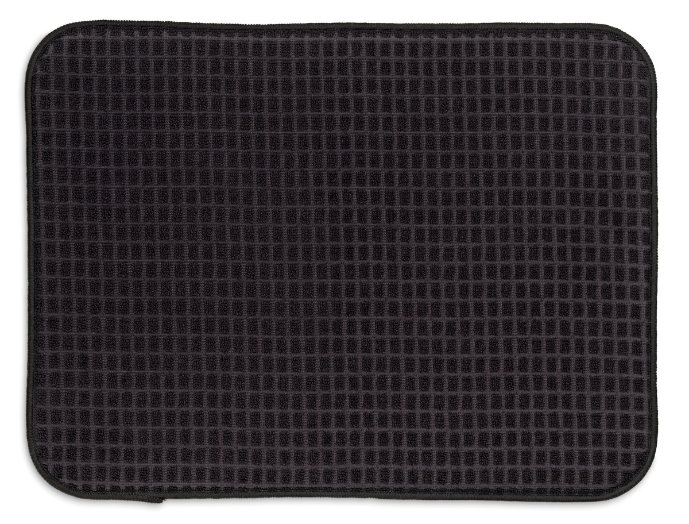 Afdruipmat, Polyester, Zwart, 50 x 38 cm -  Kela | Rapida