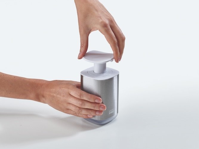 Joseph Joseph Presto Steel Zeepdispenser - Kunststof