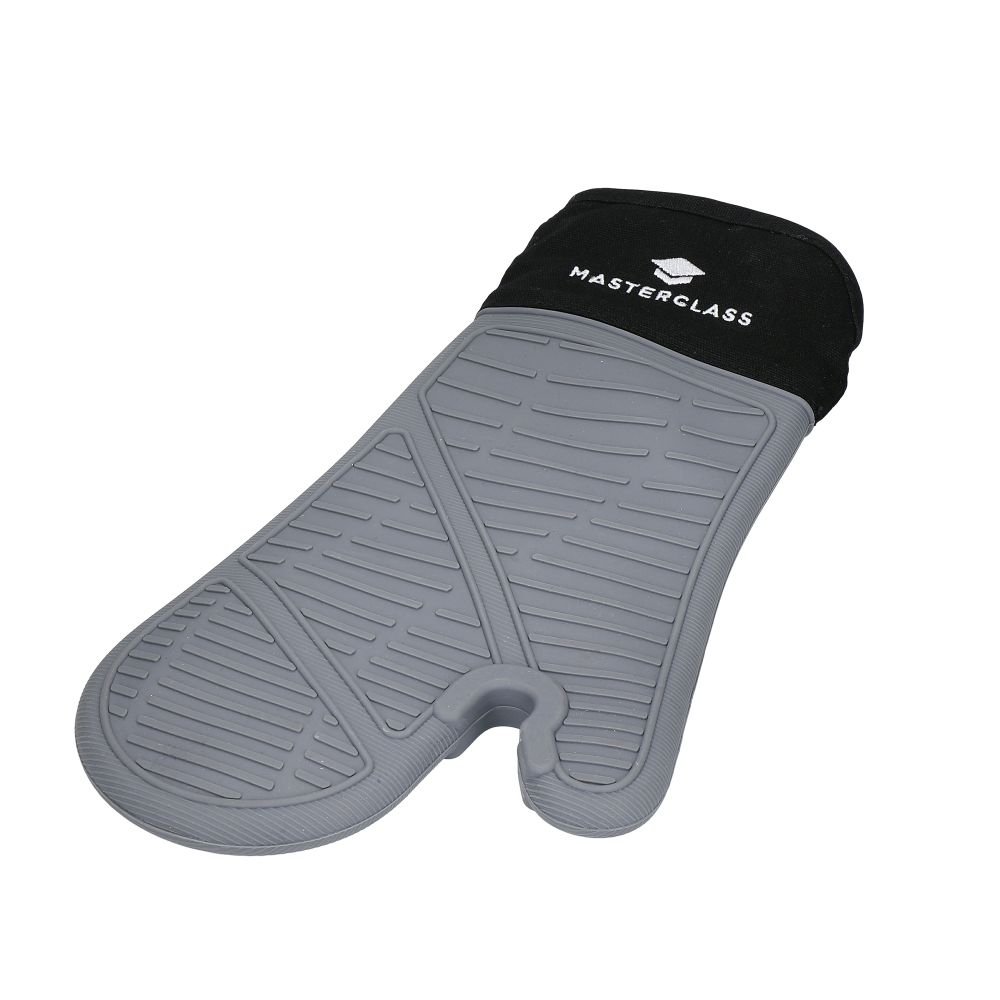 Ovenhandschoen, Siliconen, Zonder Naad, Grijs - MasterClass