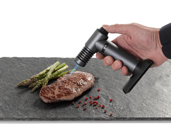 Crème Brûlée Brander, Zwart - AdHoc