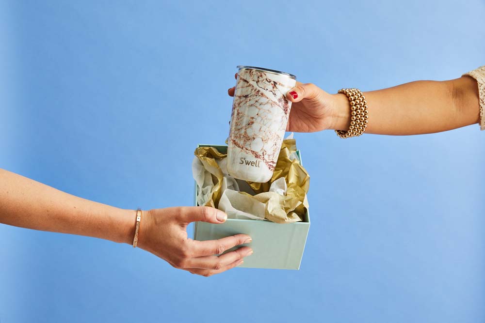 Thermosbeker - Calacatta Gold - Koffiebeker - 530ml - Tumbler - Herbruikbaar - S'Well | Calacatta Gold