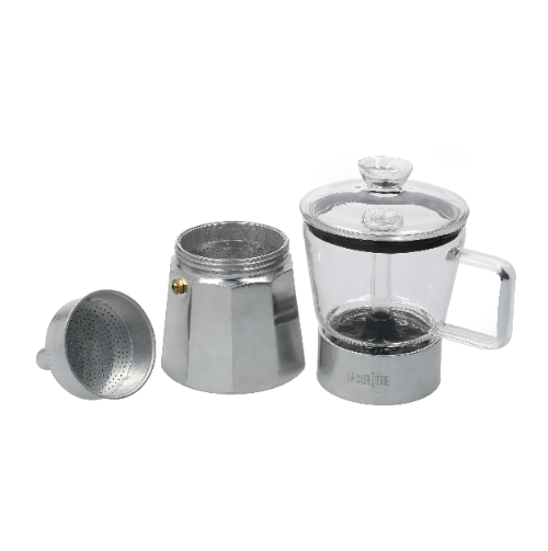 Espresso Maker, 6 Kopjes, Glas - La Cafetière | Verona