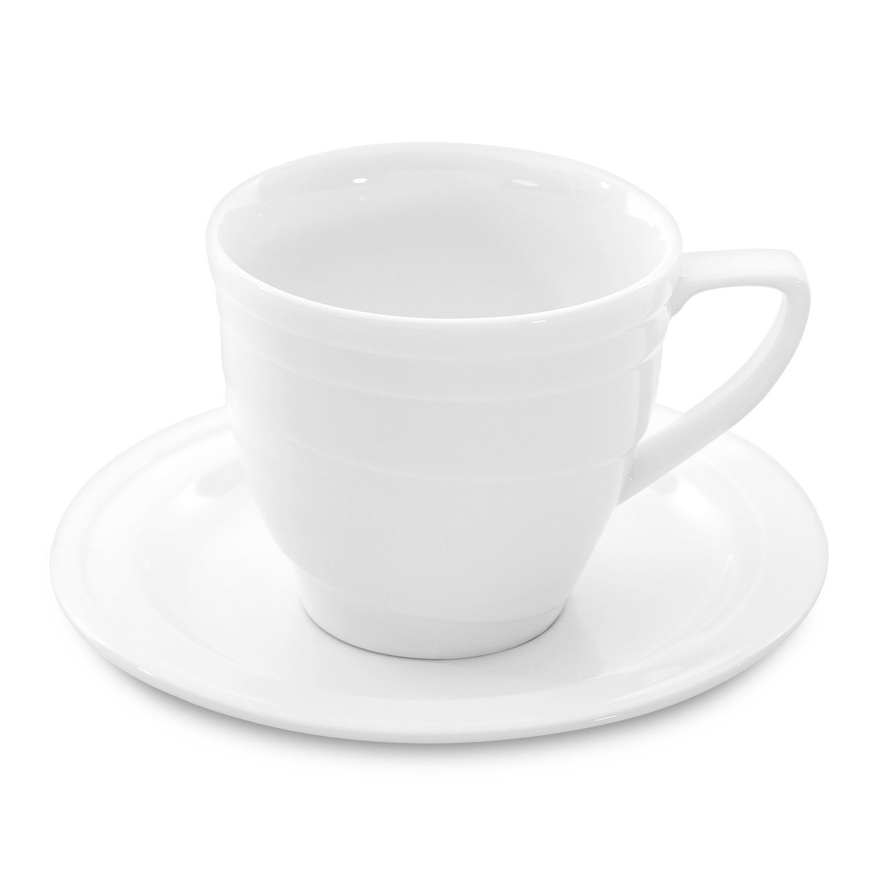 Espressokopje & schoteltje, Wit - Porselein - BergHOFF|Hotel Line