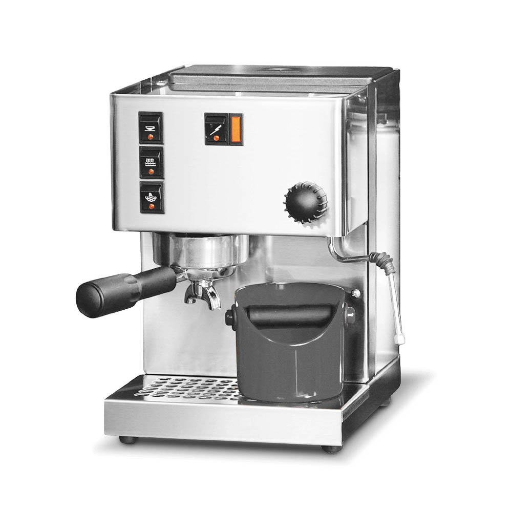 Uitklopbak Grindenstein, 11 cm, Zilver - Kunststof & Rubber - Espresso | Dreamfarm