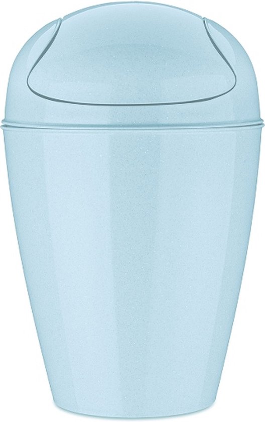 Swing Prullenbak, 12 L, Organic Recycled, Natuur Bloemen Blauw - Koziol | DEL M