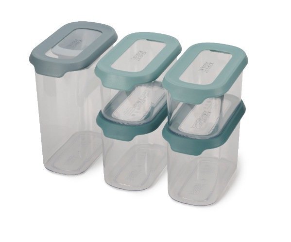 CupboardStore Voedselcontainer Set van 5 Stuks - Blauw - Joseph Joseph