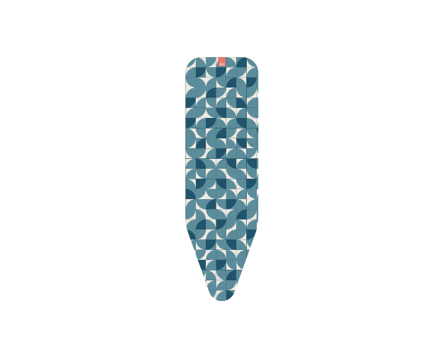 Strijkplank Hoes, 135 cm, Mosaic Blauw - Joseph Joseph | Flexa