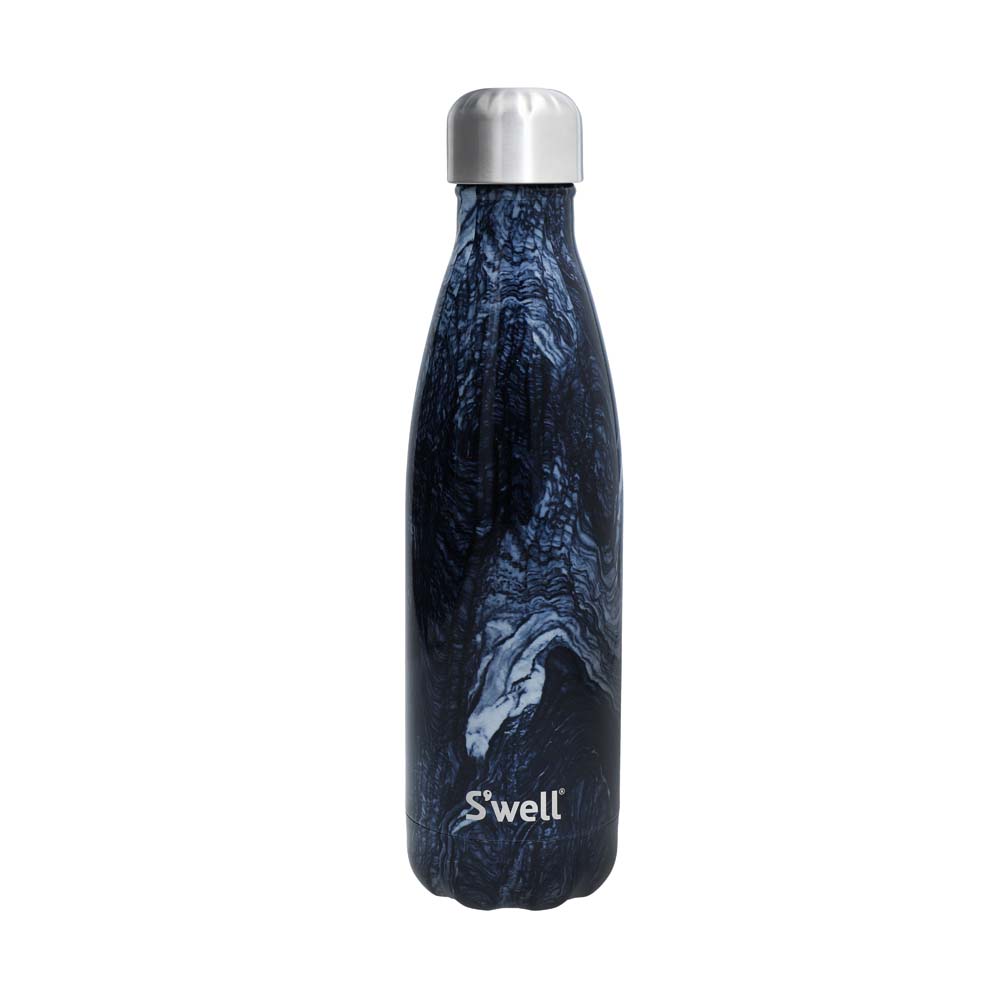 Thermosfles - Azuriet Marmer- Waterfles - 500ml - Herbruikbaar - Dubbelwandig - S'Well | Azurite Marble