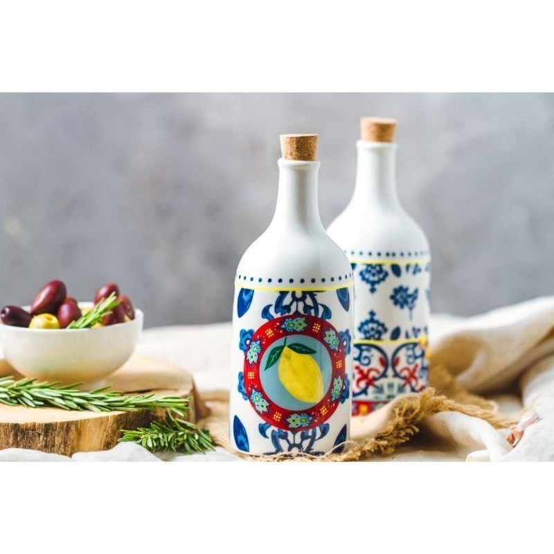 Olie -en Azijn Set, 2 Stuks, 0.5 L, Keramiek - KitchenCraft | World of Flavours