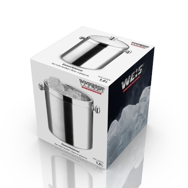 Ijsemmer Met Deksel En Tang, 1 liter – Weis