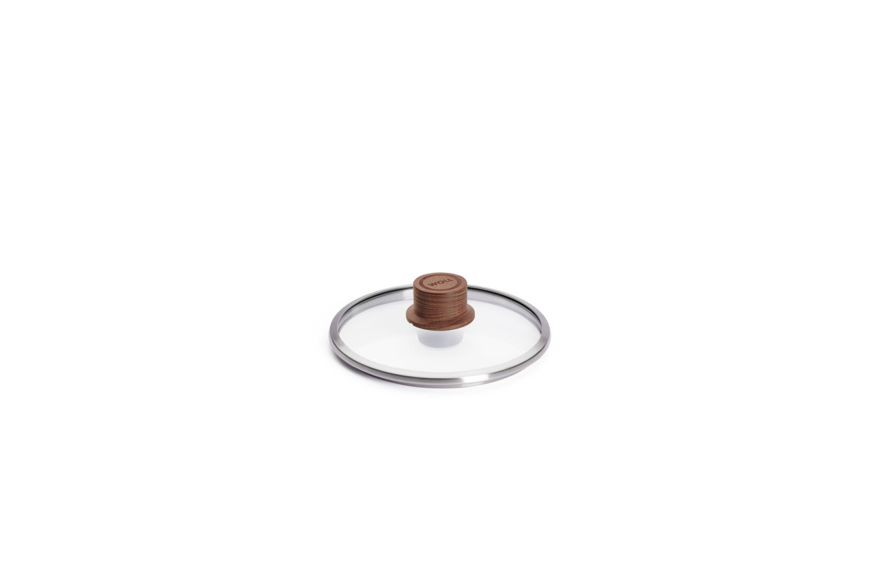 Veiligheidsglas Deksel, ø 18 cm, Beukenhout - Woll | EcoLogic QXR