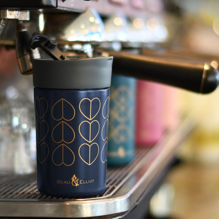 Thermosfles, 0.5 L, RVS, Donker Blauw - Beau & Elliot | Navy Lunch & Hydration