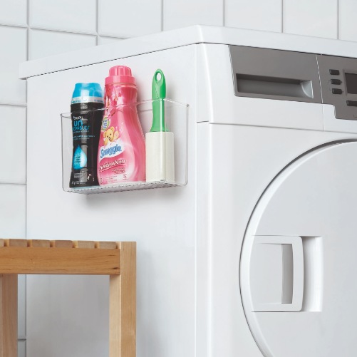 Wand Organizer, Ophangbaar, 27.9 x 8.9 x 16.5 cm, Kunststof, Transparant - iDesign | Affix Linus