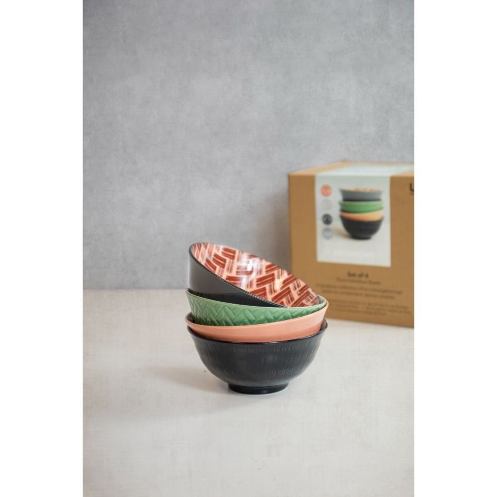 Kom, Set van 4 Stuks, 15.5 x 7.5 cm, Designed for Life - KitchenCraft