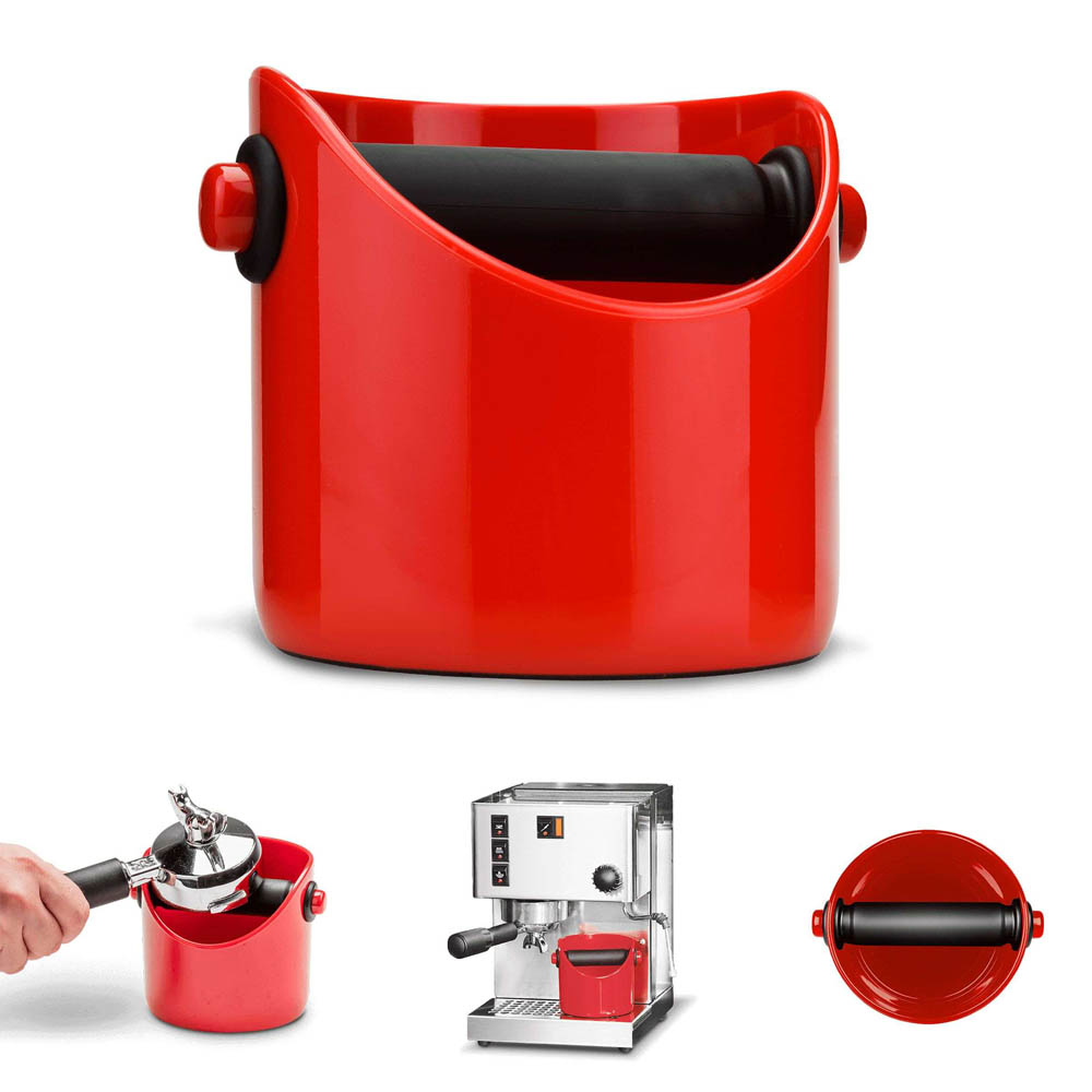 Uitklopbak Grindenstein, 11 cm, Rood - Kunststof & Rubber - Espresso | Dreamfarm