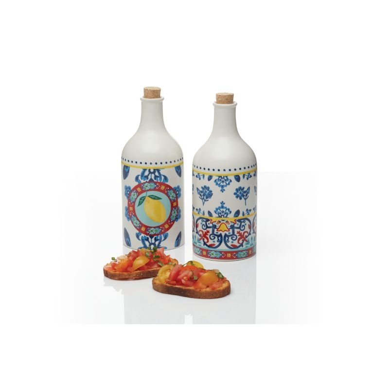 Olie -en Azijn Set, 2 Stuks, 0.5 L, Keramiek - KitchenCraft | World of Flavours