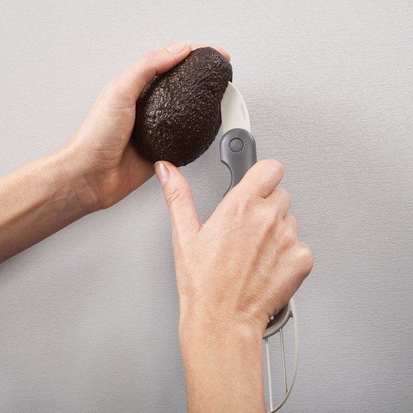 Avocadosnijder - 3-in-1 functie - Grijs/Wit - Joseph Joseph | Duo