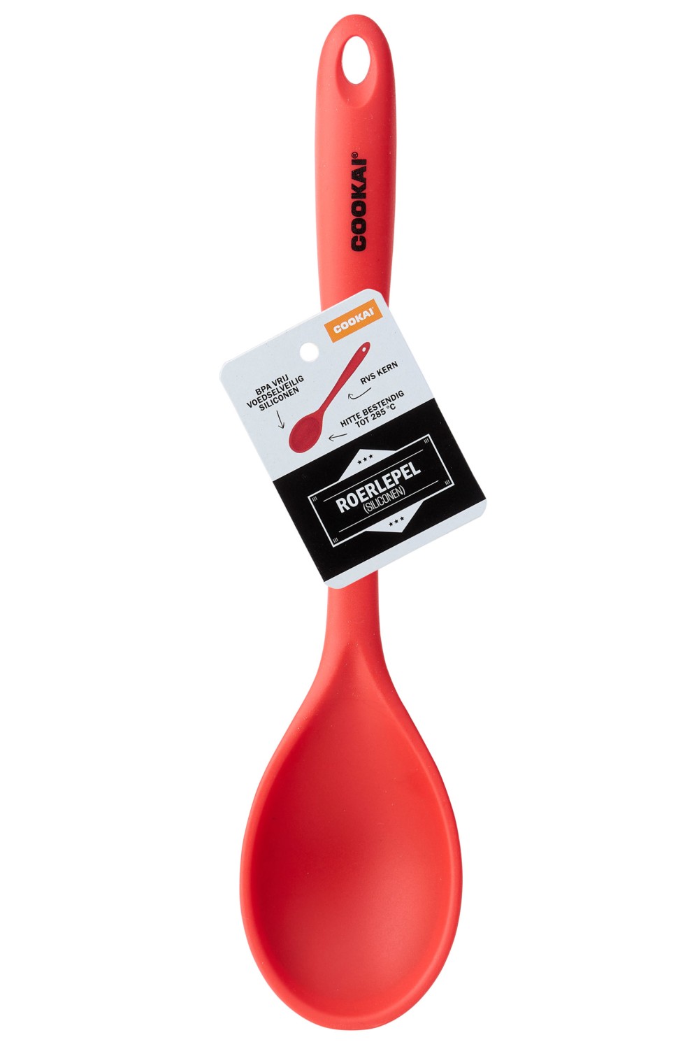 Roerlepel, Siliconen, Rood - Cookai