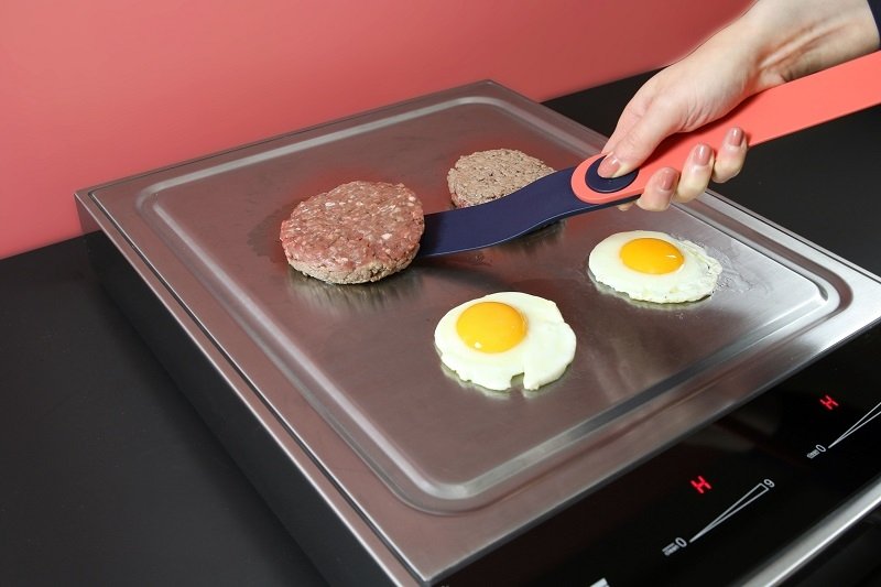2 in 1 Spatel en Tang - 22 cm - Twist - Trebonn