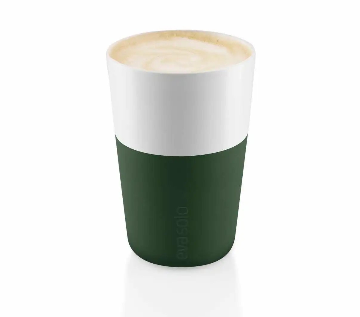 Latte Kop, Mok, Set van 2 Stuks, 360 ml, Emerald Groen - Eva Solo