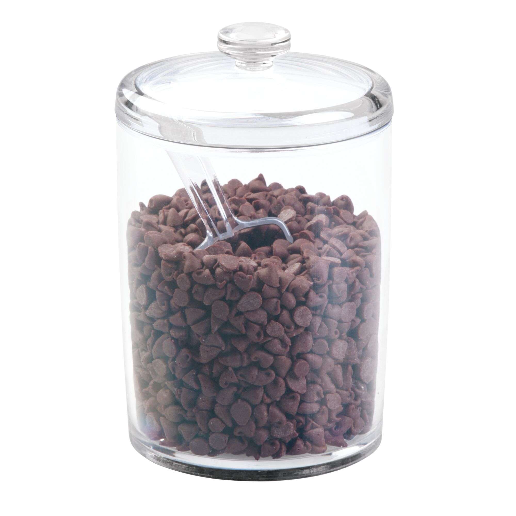 Voorraadpot met Deksel, Klein, 20.3 x 9.5 x 8.6 cm, Transparant, Kunststof - iDesign