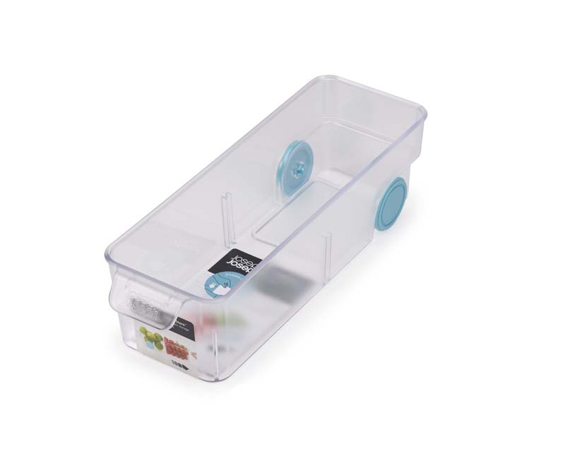 Koelkast Organizer, Met Verdeelvakken, 10.4 x 30.8 x 8.5 CM, Kunststof, Transparant - Joseph Joseph | FridgeStore