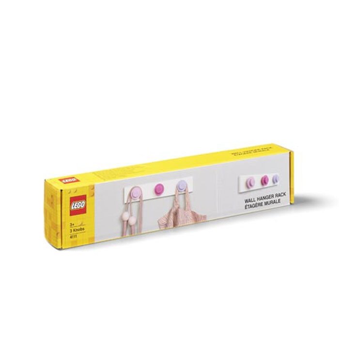 Kapstok, Roze/Paars - Polypropyleen - LEGO