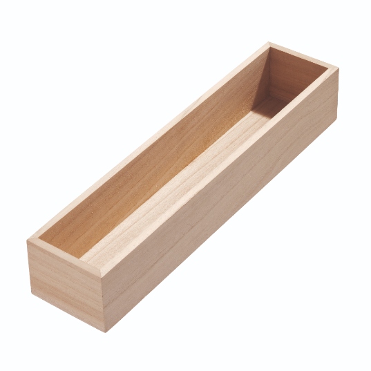 Lade Organizer, 38 x 8.4 x 6.3 cm, Paulownia Hout - iDesign | Eco Wood