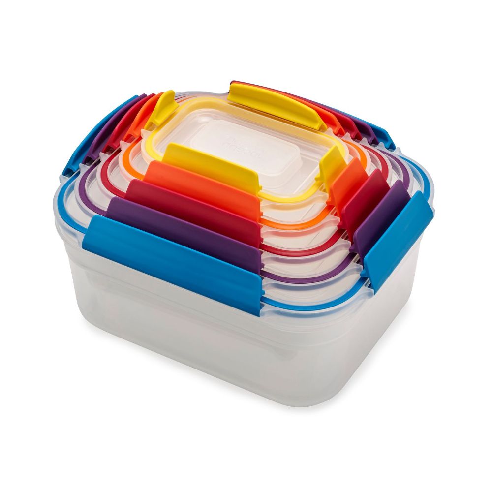 Vershoudbakjes, Set van 5 Stuks, Multicolor - Joseph Joseph | Nest Lock