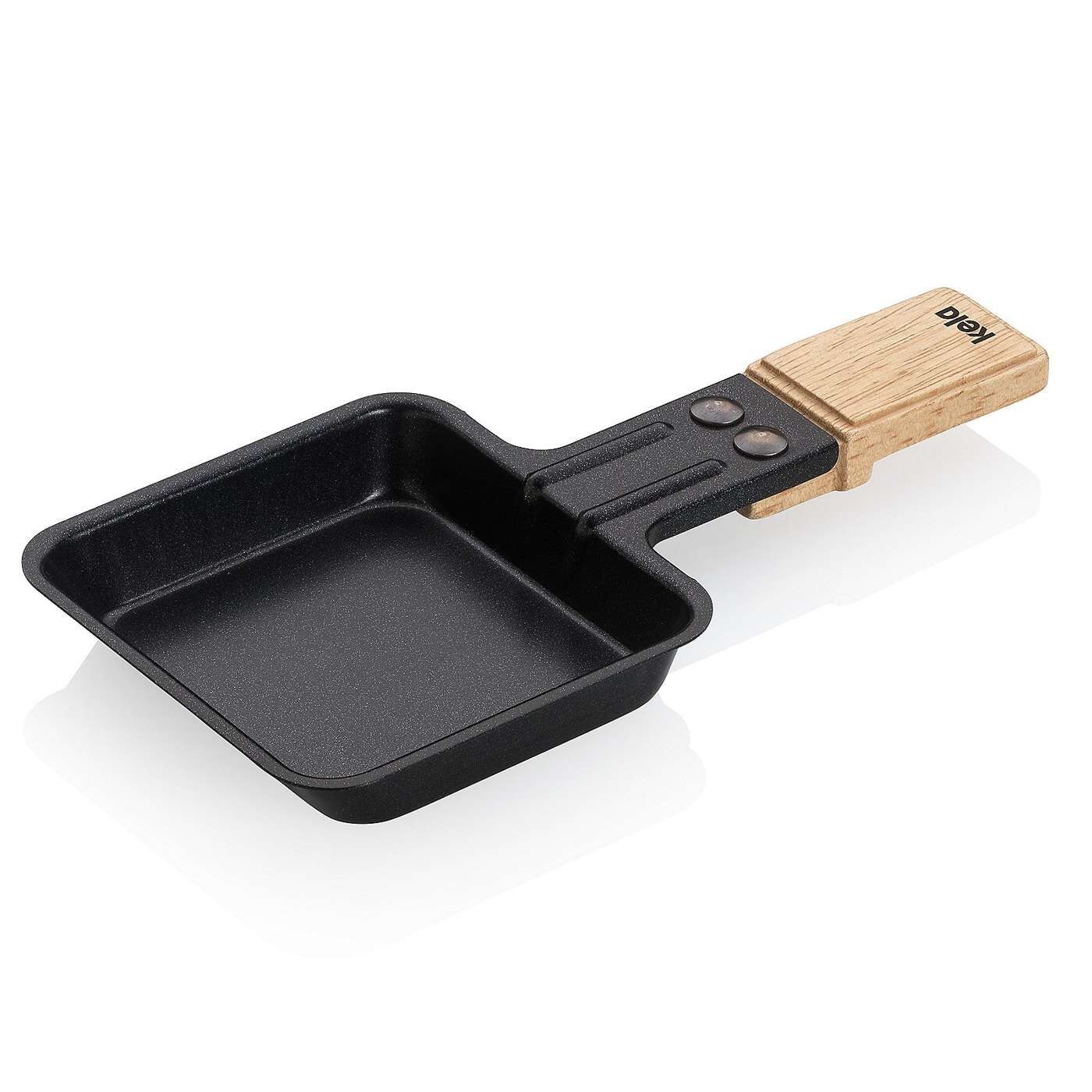 Pannetje voor Steengrill Bedretto, Zwart, Non-stick, Gecoat Staal, Hout - Kela | Bedretto