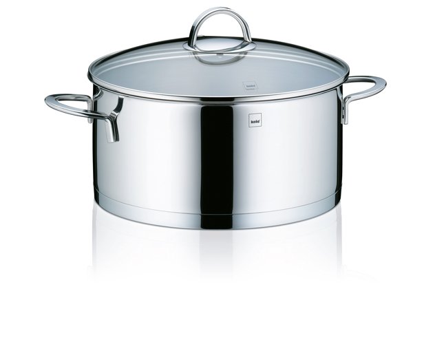 Kookpan laag 24 cm - RVS - Kela | Cailin