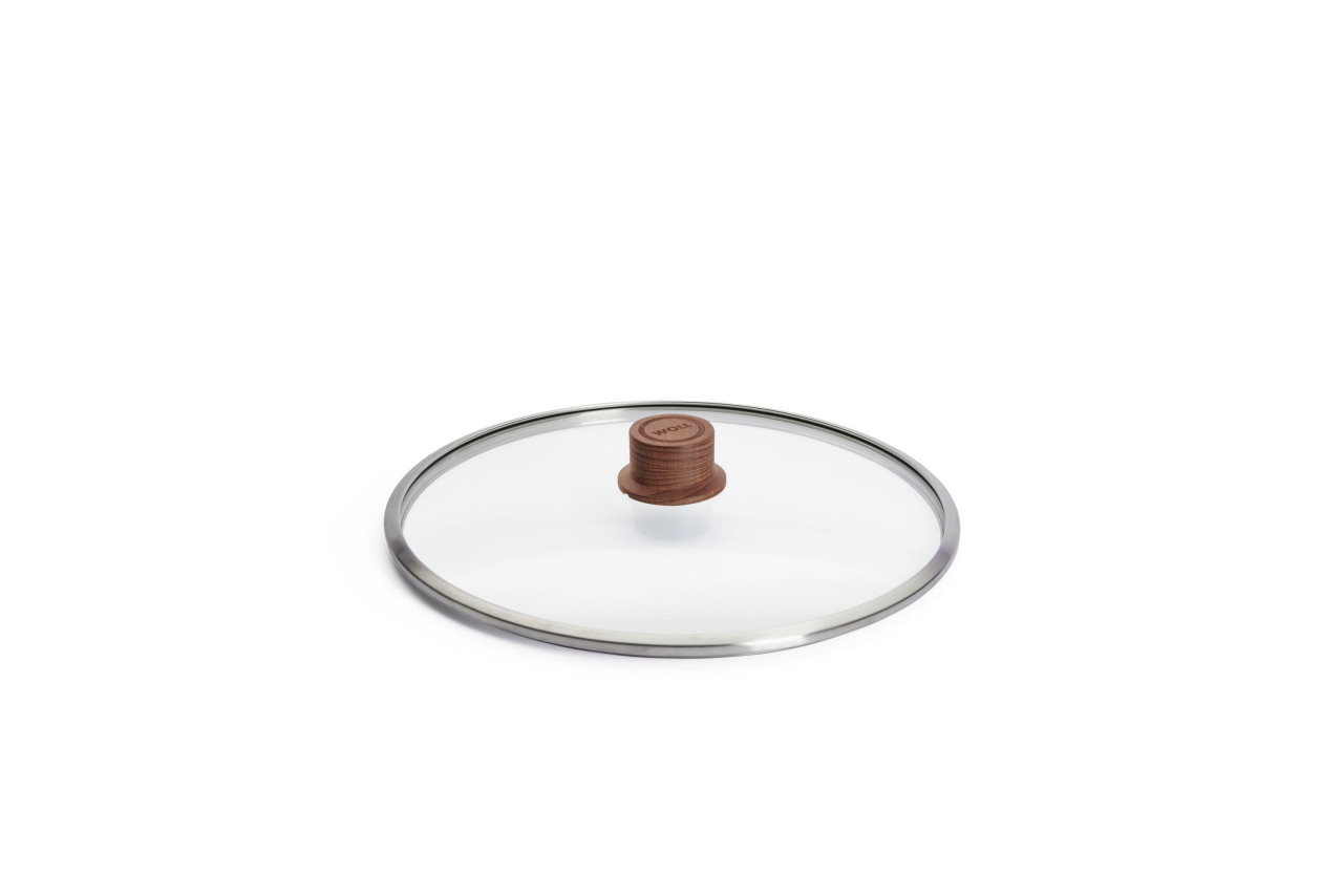 Veiligheidsglas Deksel, ø 30 cm, Beukenhout - Woll | EcoLogic QXR